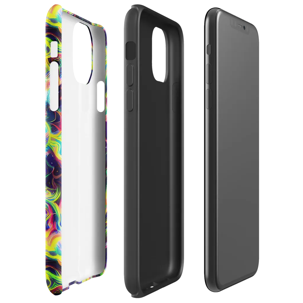Infinite Flux on Tough Case for iPhone® — Right