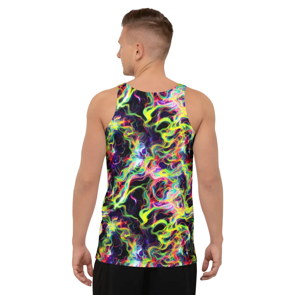 Infinite Flux on Men's Tank Top — Back