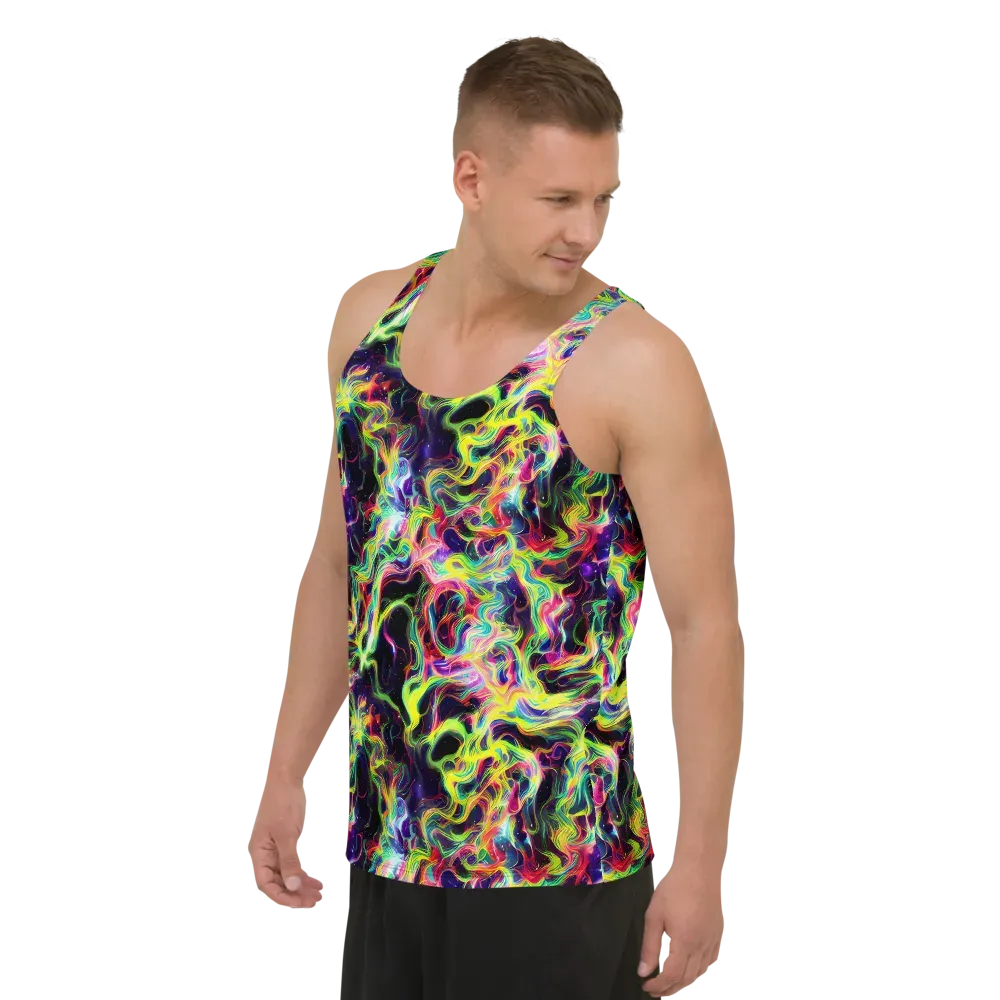 Infinite Flux on Men's Tank Top — Left Front