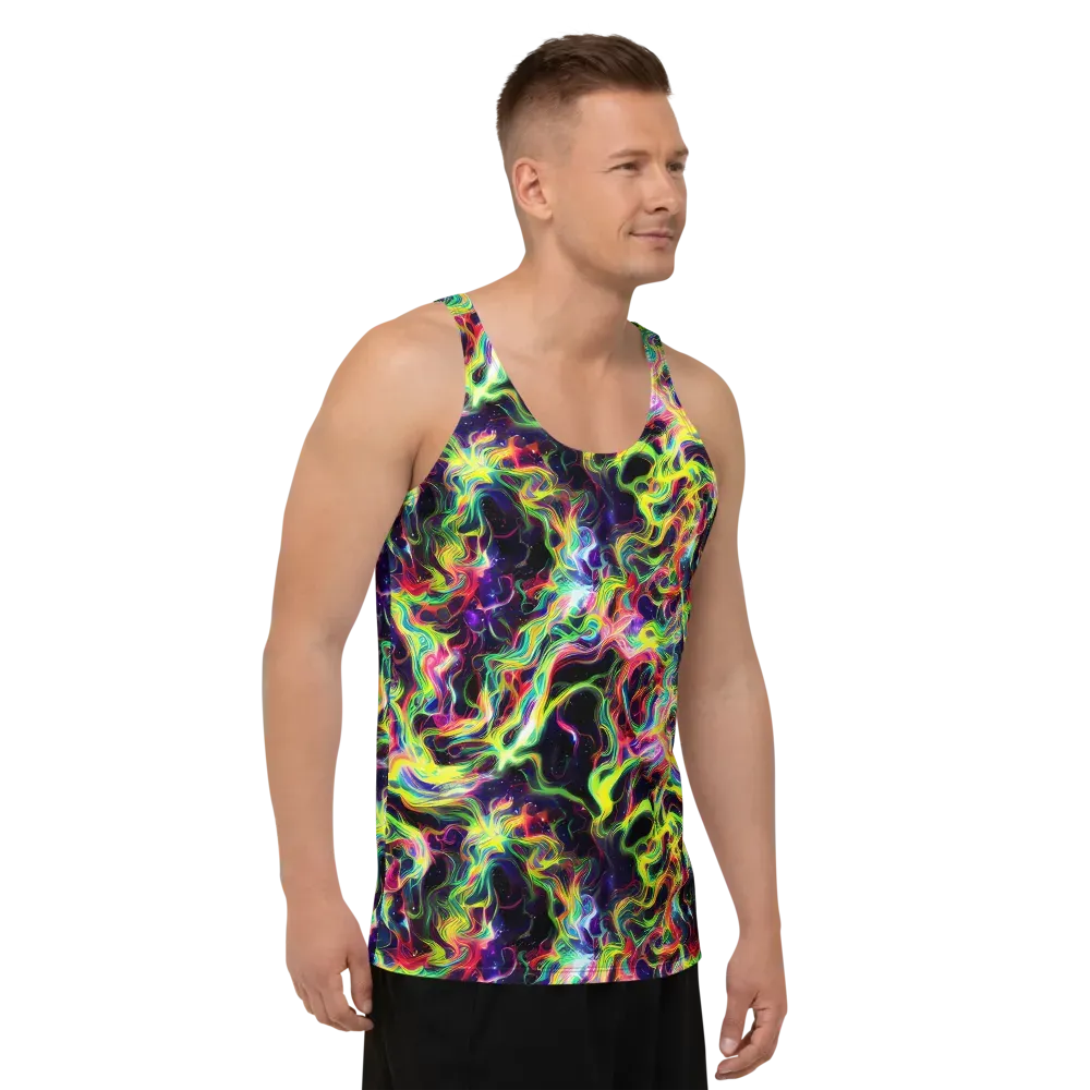 Infinite Flux on Men's Tank Top — Right Front