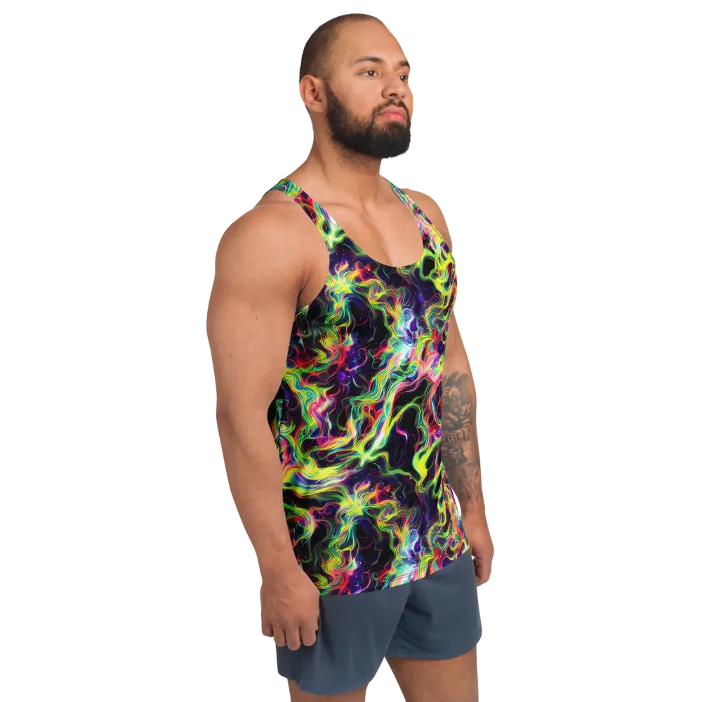 Infinite Flux on Men's Tank Top — Right Front