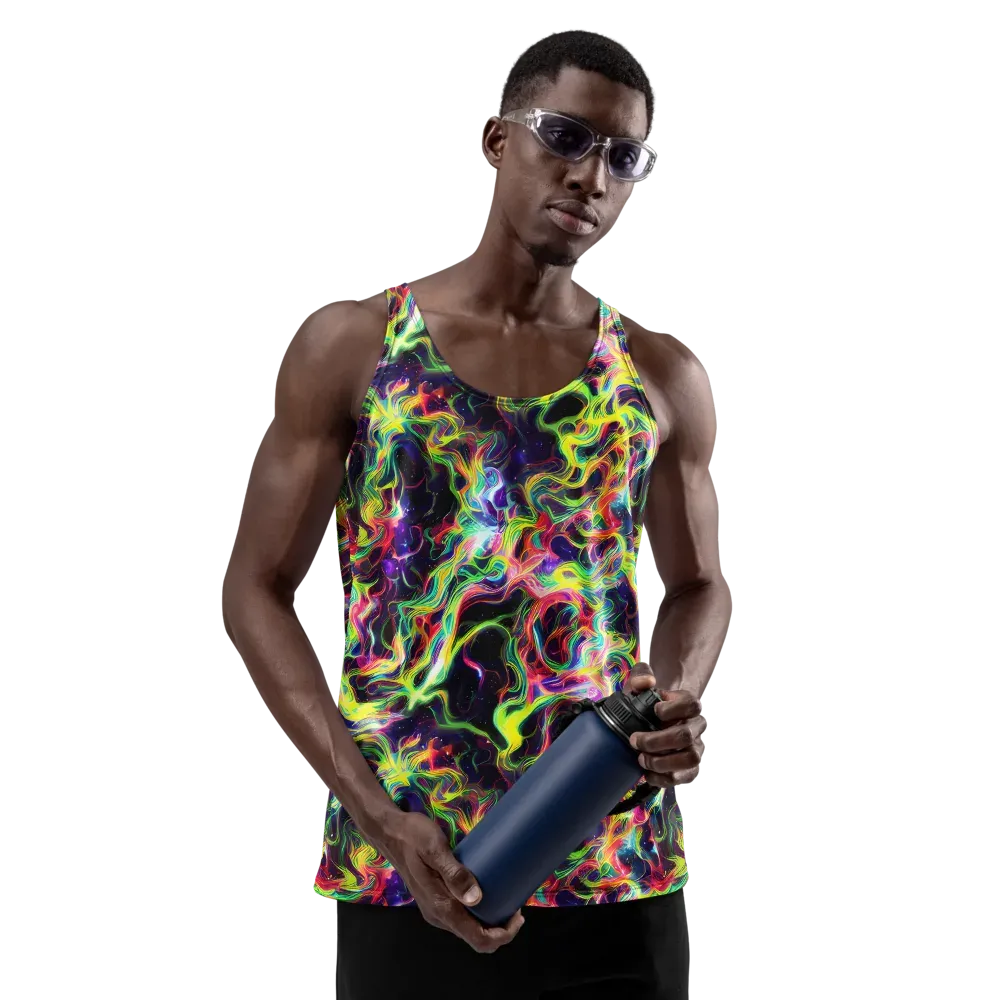 Infinite Flux on Men's Tank Top — Front