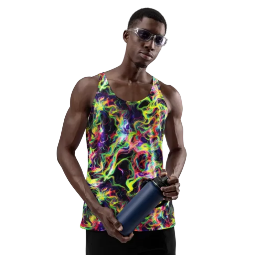 Infinite Flux on a Men's Tank Top