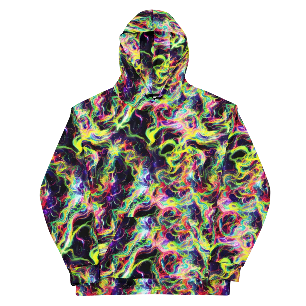 Infinite Flux on Cotton Hoodie — Front