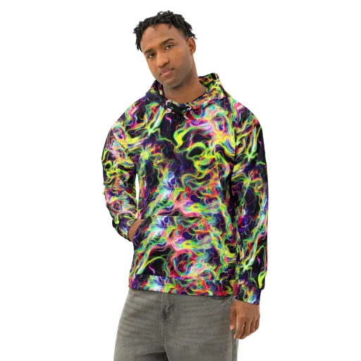 Infinite Flux on a Cotton Hoodie