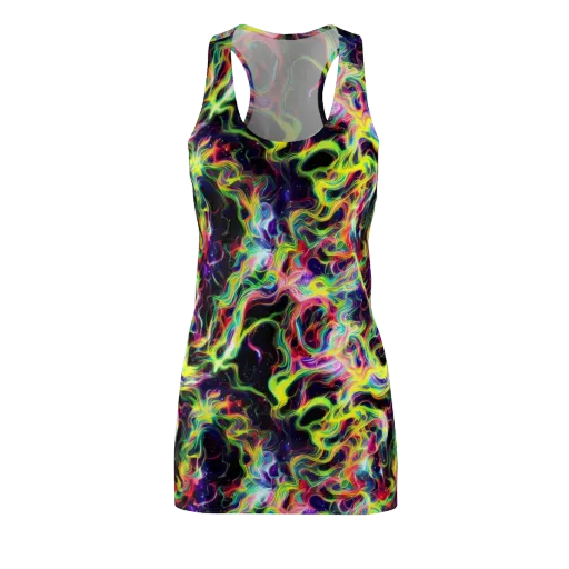 Infinite Flux on a Racerback Dress