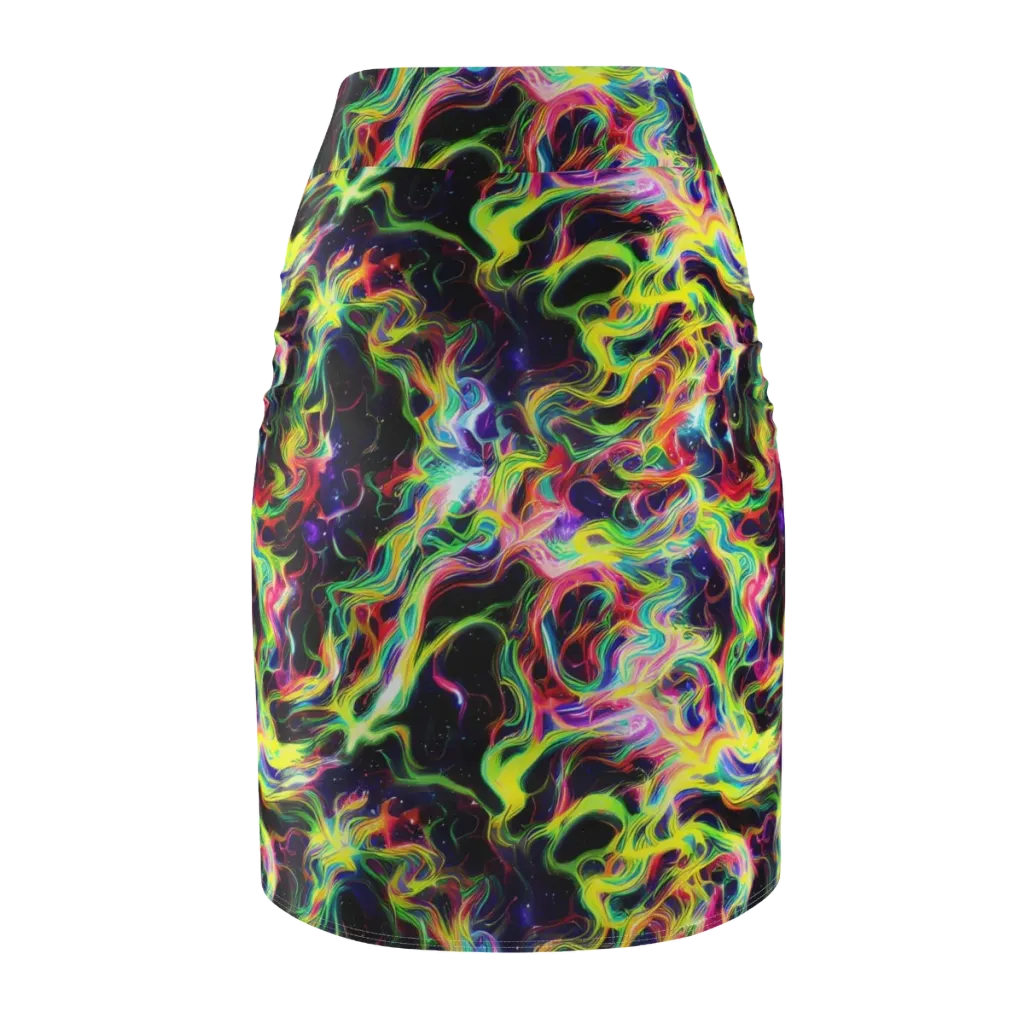 Infinite Flux on Pencil Skirt — Back