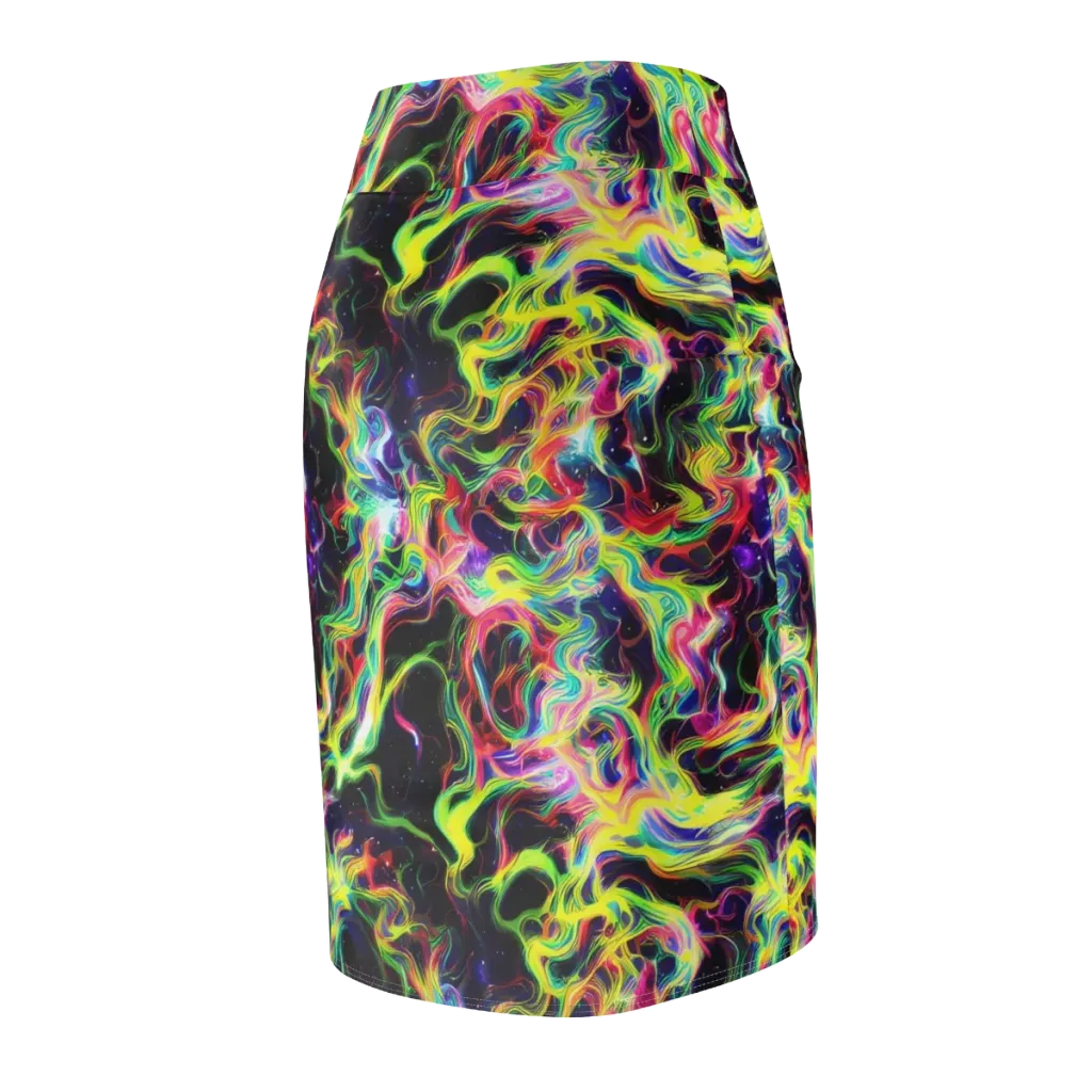 Infinite Flux on Pencil Skirt — Back Side