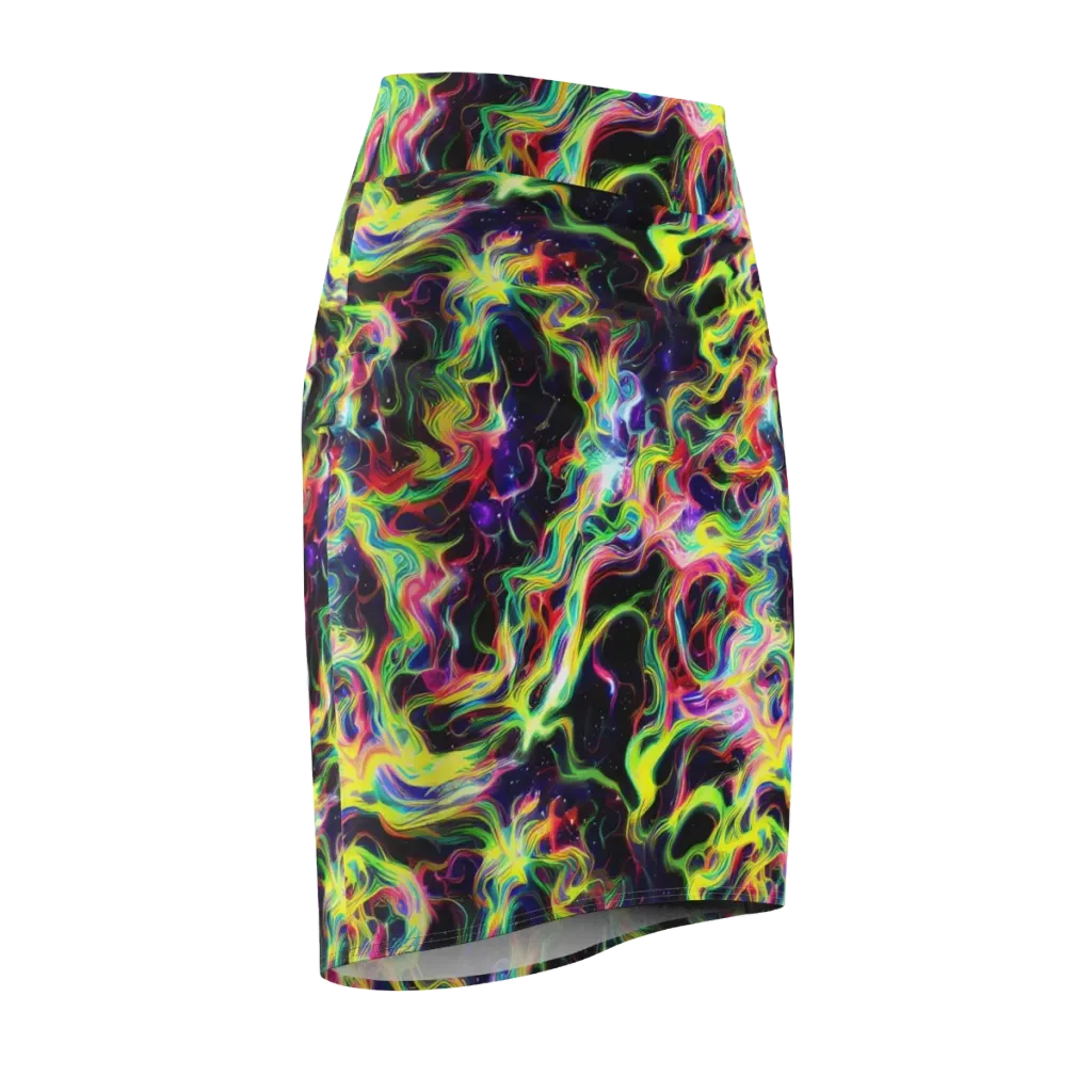 Infinite Flux on Pencil Skirt — Front Side