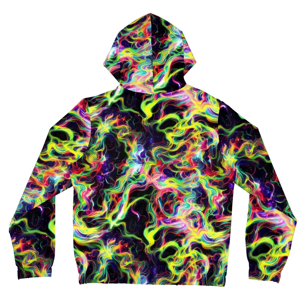 Infinite Flux on Women's Full-Zip Hoodie — Back