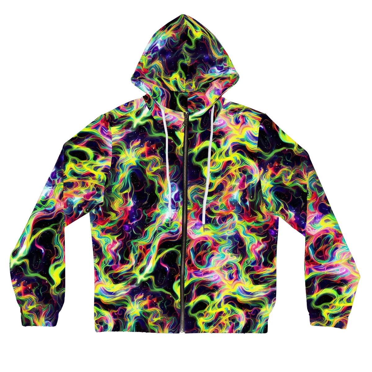 Infinite Flux on Women's Full-Zip Hoodie — Front