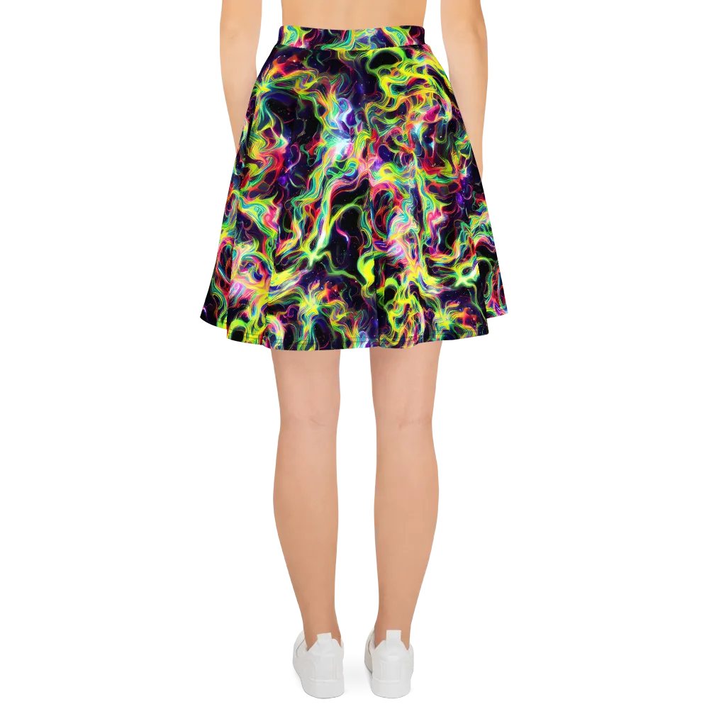 Infinite Flux on Skater Skirt — Back