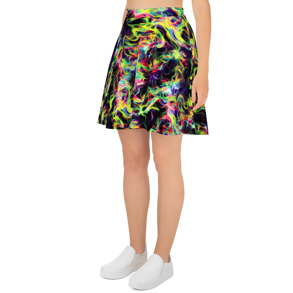 Infinite Flux on Skater Skirt — Left