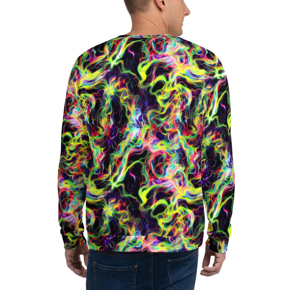 Infinite Flux on Sweatshirt — Back