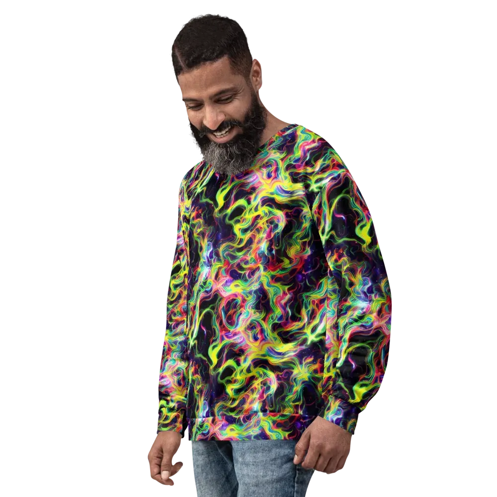 Infinite Flux on Sweatshirt — Left Front