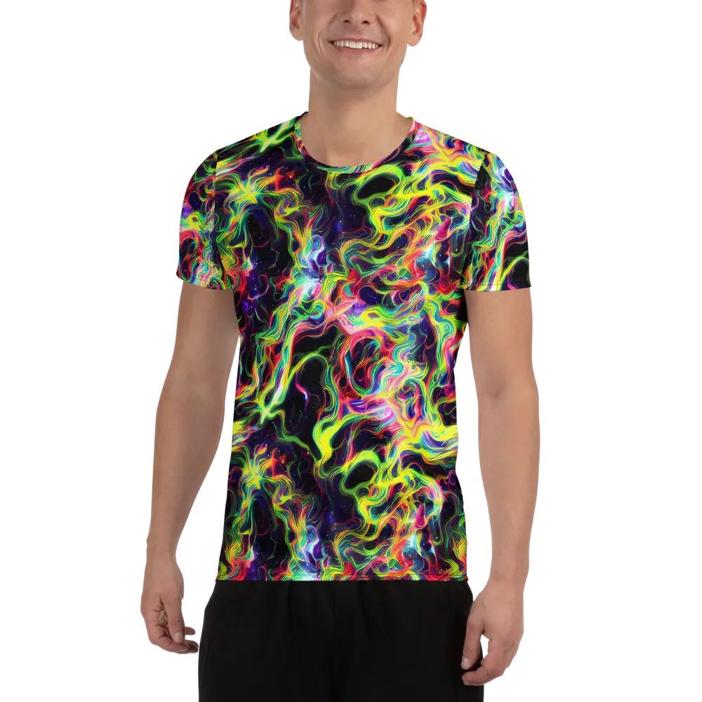 Infinite Flux on Men's Athletic T-Shirt — Front