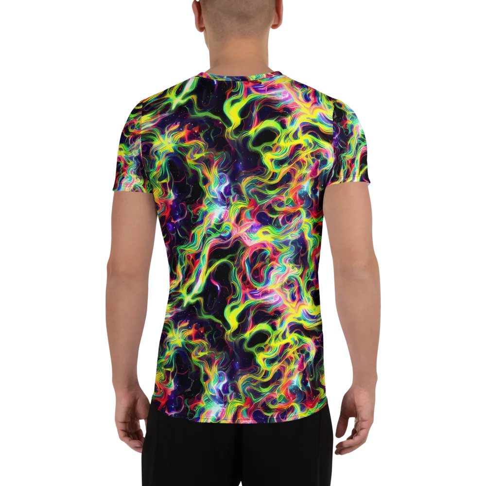 Infinite Flux on Men's Athletic T-Shirt — Back
