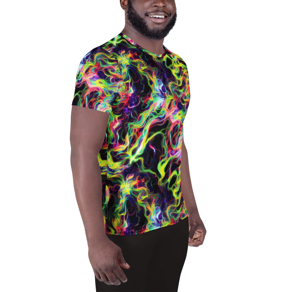 Infinite Flux on Men's Athletic T-Shirt — Right