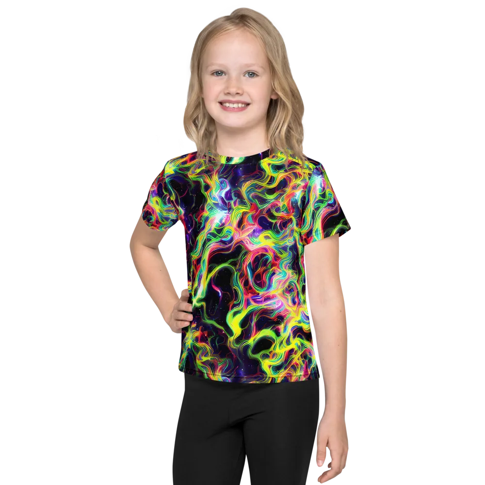 Infinite Flux on Kids Crew Neck T-Shirt — Front