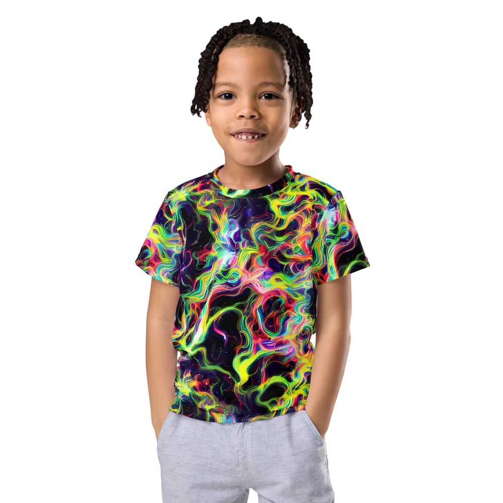 Infinite Flux on Kids Crew Neck T-Shirt — Front