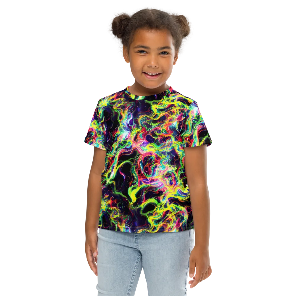 Infinite Flux on Kids Crew Neck T-Shirt — Front