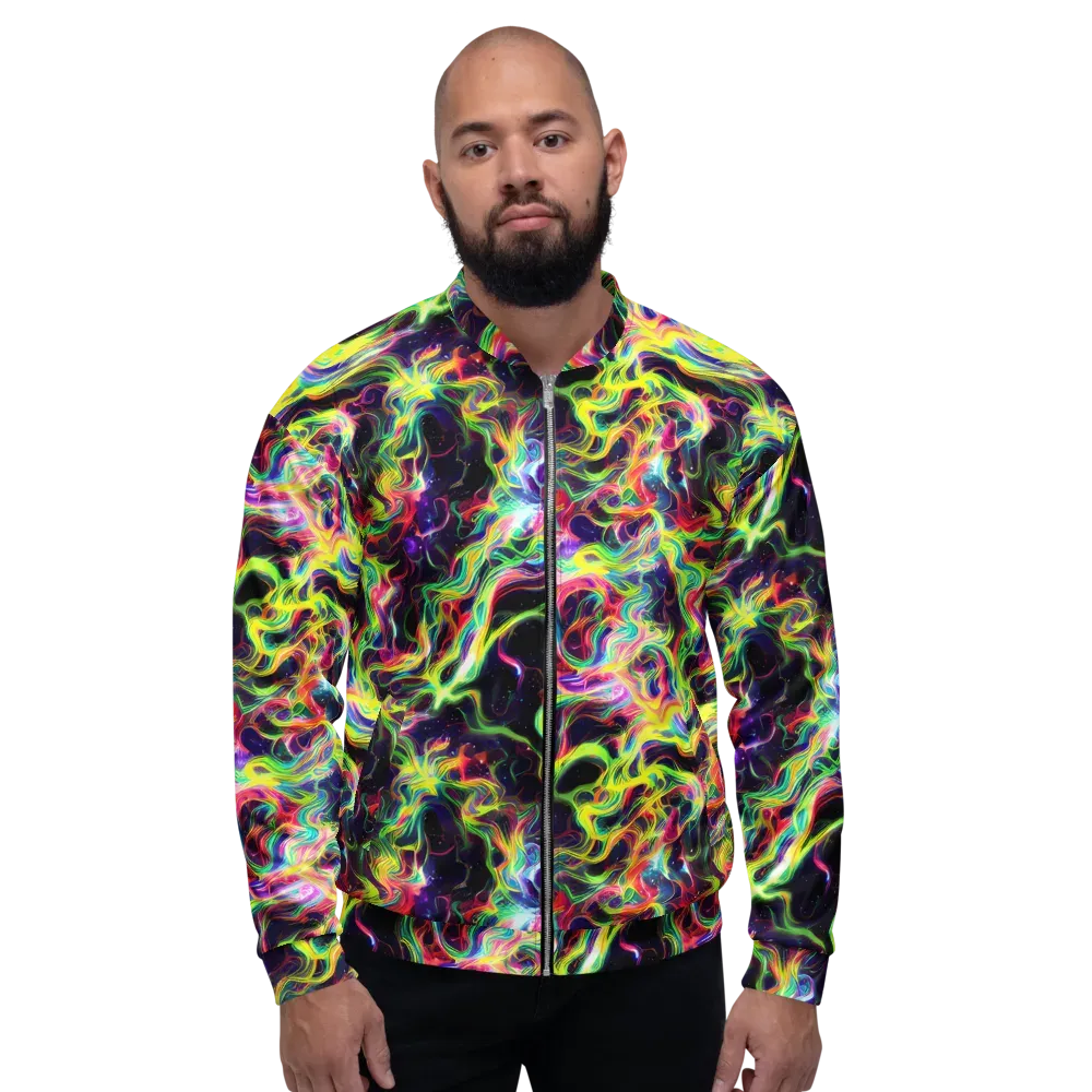 Infinite Flux on Bomber Jacket — Front