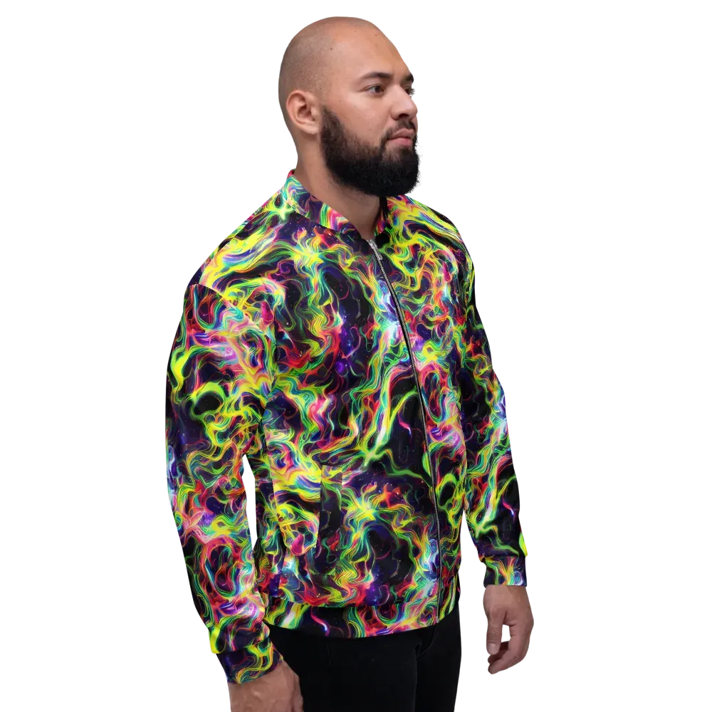 Infinite Flux on Bomber Jacket — Right