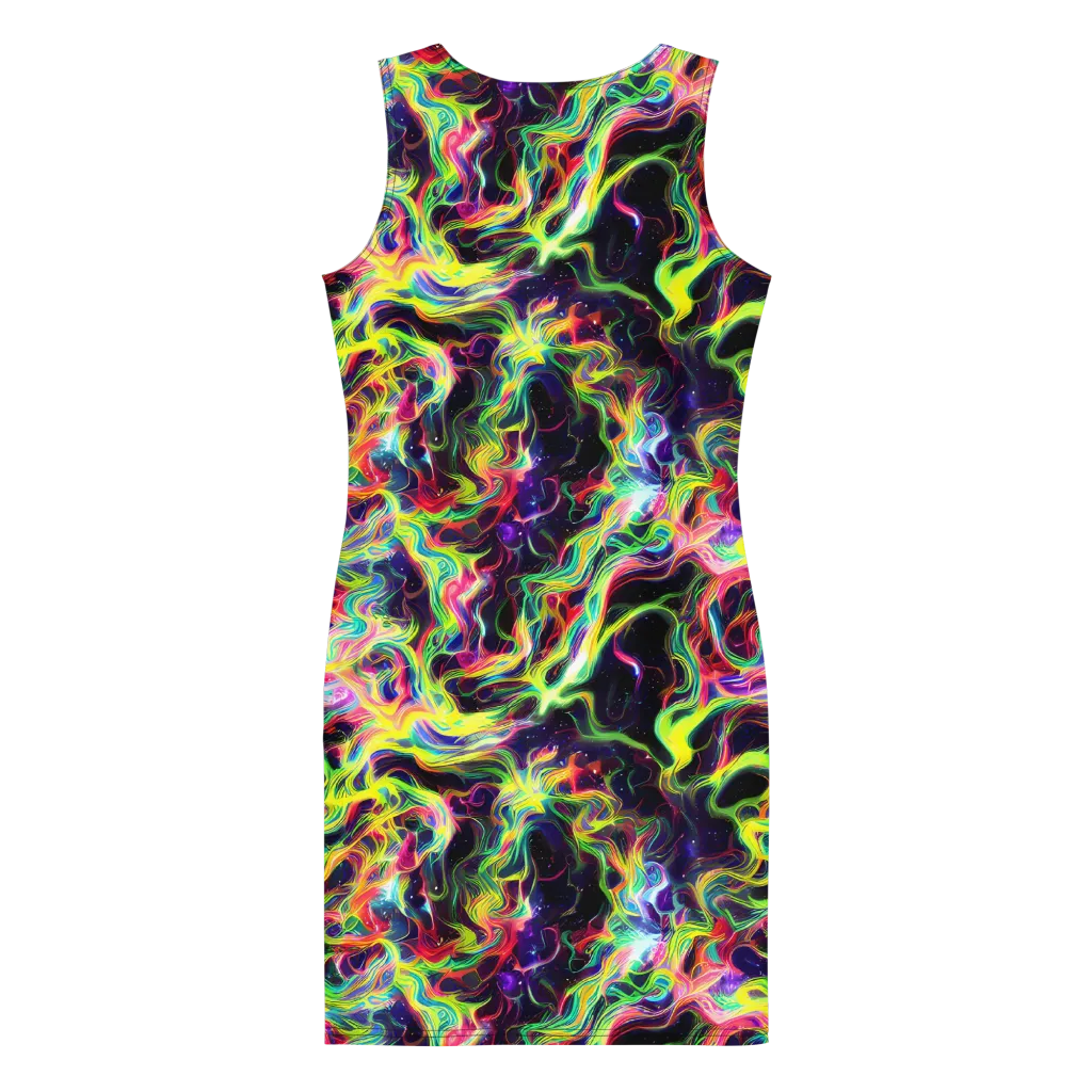 Infinite Flux on Bodycon Dress — Back