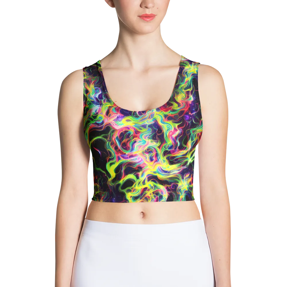 Infinite Flux on Crop Top — Front