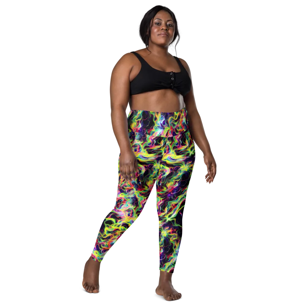 Infinite Flux on Leggings with Pockets — Front