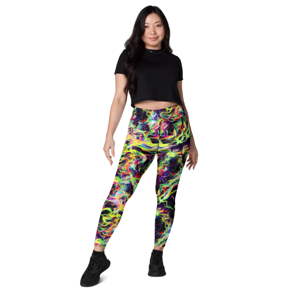 Infinite Flux on Leggings with Pockets — Front