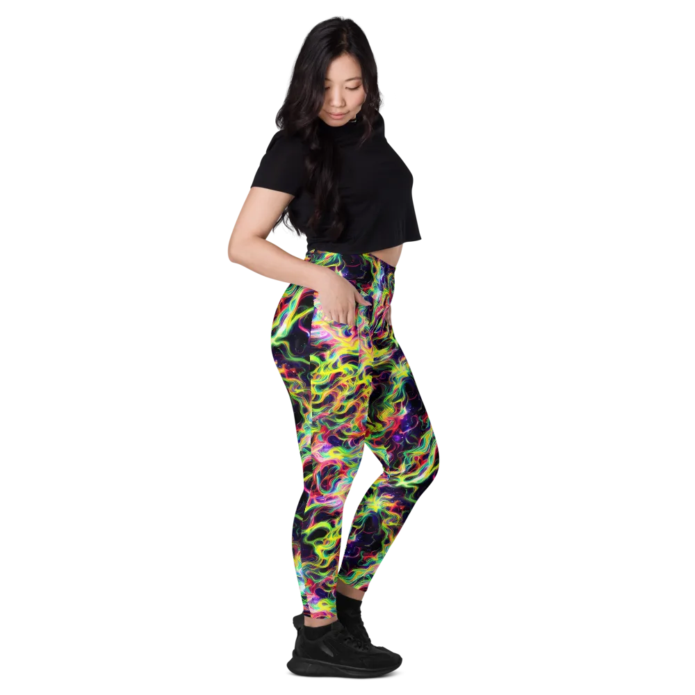 Infinite Flux on Leggings with Pockets — Right