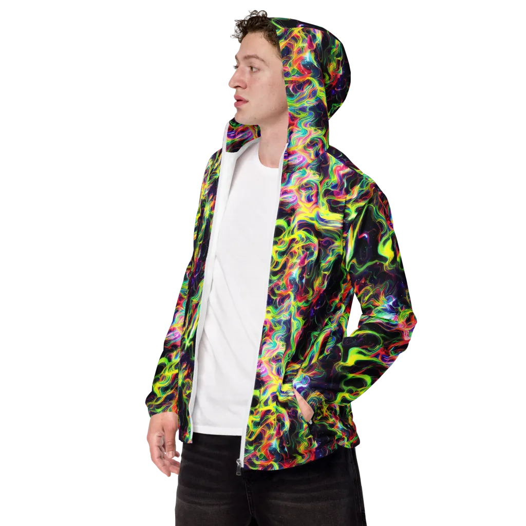 Infinite Flux on Men's Windbreaker — Left Front