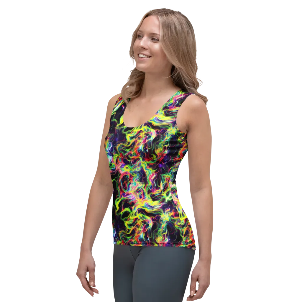 Infinite Flux on Women's Tank Top — Left Front