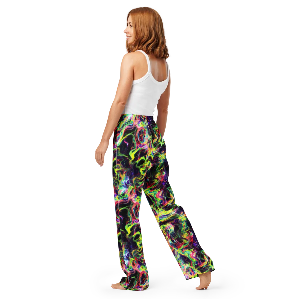Infinite Flux on Women's Pajama Pants — Back