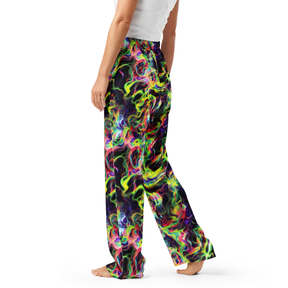 Infinite Flux on Women's Pajama Pants — Left