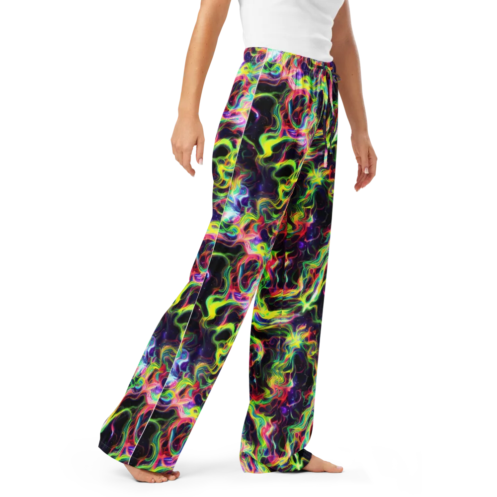 Infinite Flux on Women's Pajama Pants — Right Front