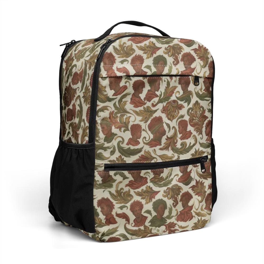 Laurel Portraits on Utility Backpack — Right Front