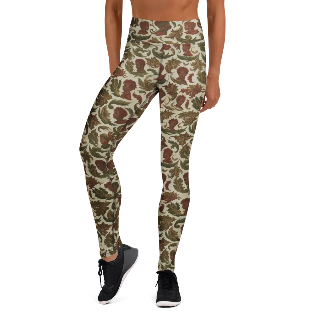 Laurel Portraits on Yoga Leggings — Front