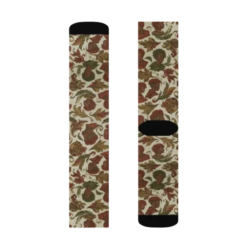 Laurel Portraits on a Socks