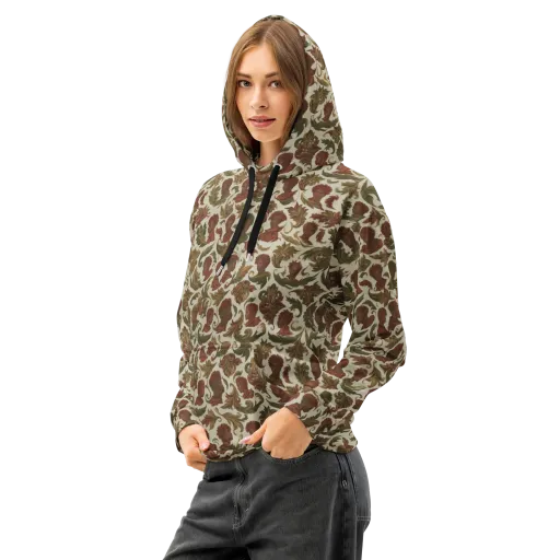 Laurel Portraits on a Cotton Hoodie