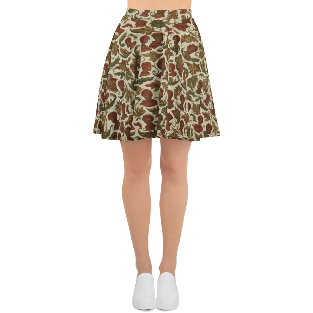 Laurel Portraits on Skater Skirt — Front