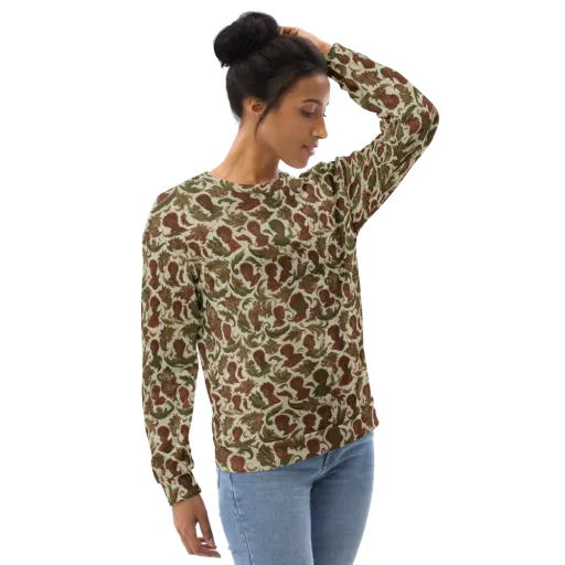 Laurel Portraits on a Sweatshirt