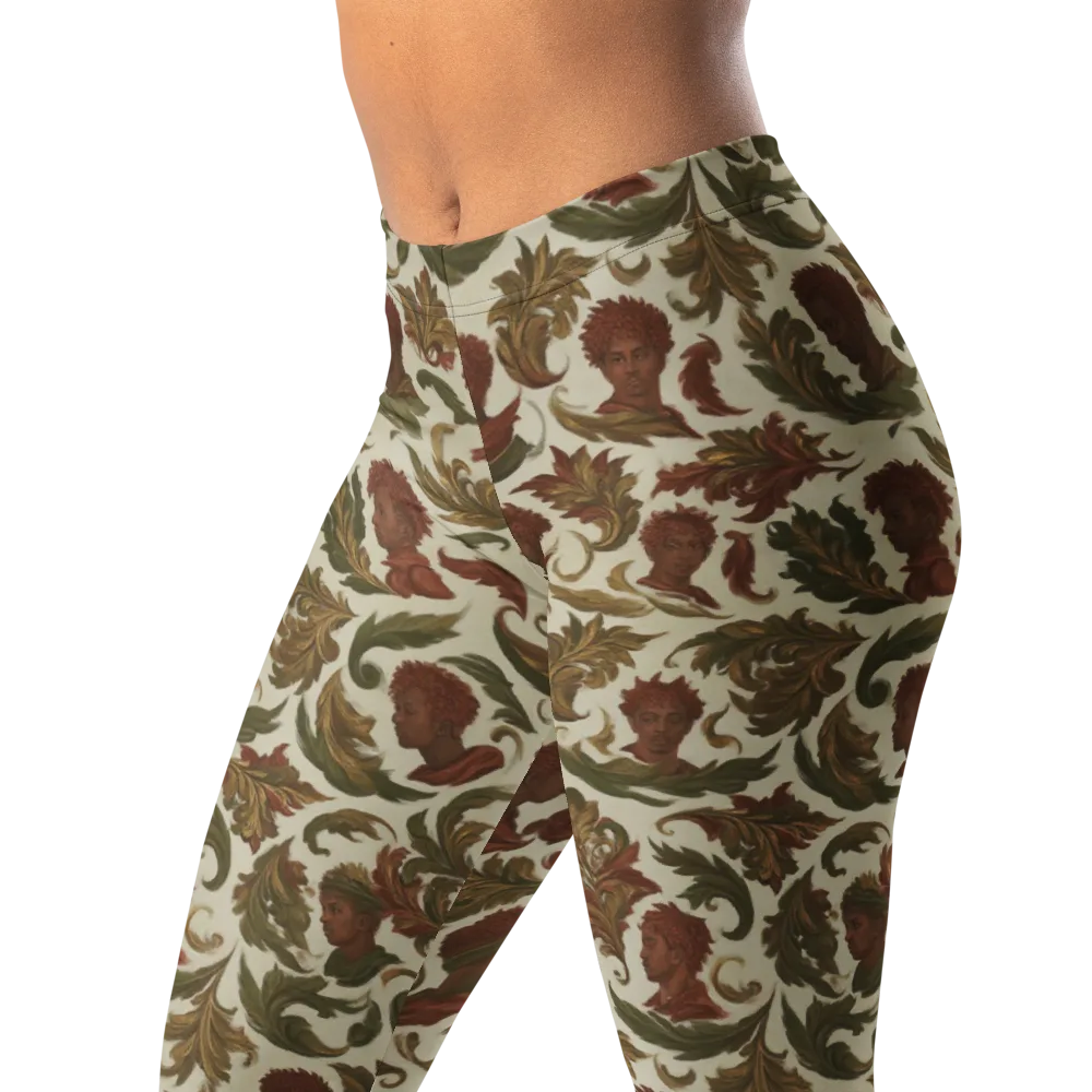 Laurel Portraits on Leggings — Left Front