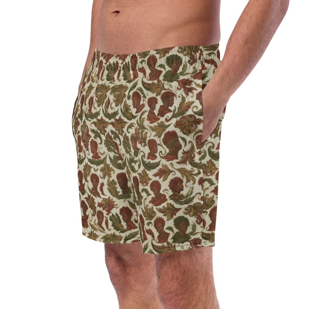 Laurel Portraits on Swim Trunks — Left Front