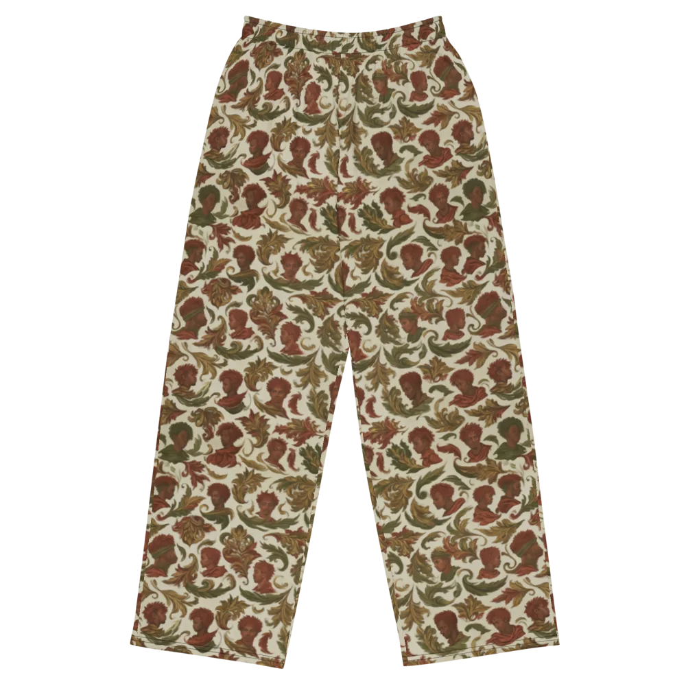 Laurel Portraits on Wide-Leg Pants — Front