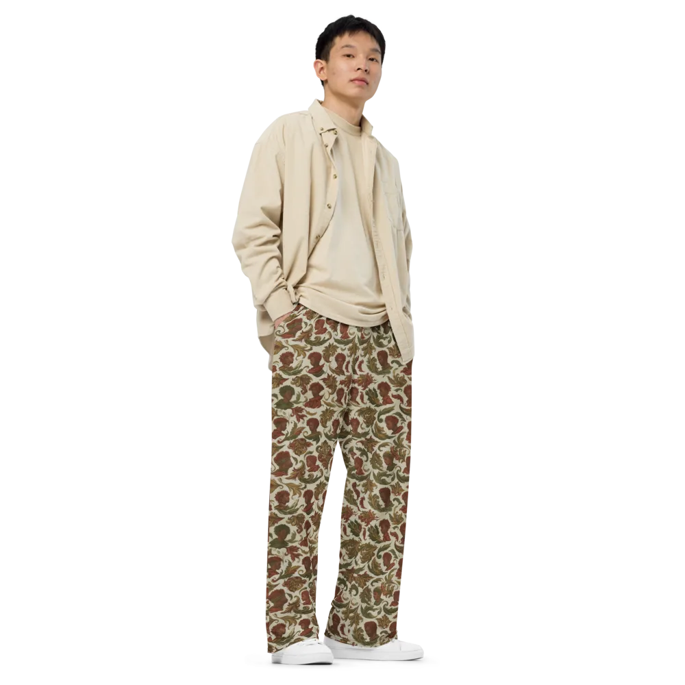 Laurel Portraits on Wide-Leg Pants — Right Front
