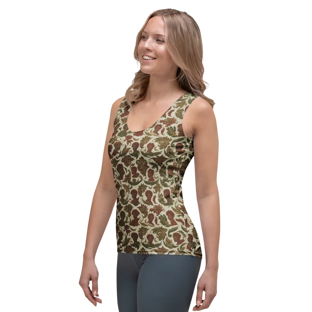 Laurel Portraits on Women's Tank Top — Left Front