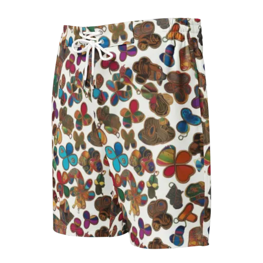 Kaleidoscope Charms on a Men's Board Shorts