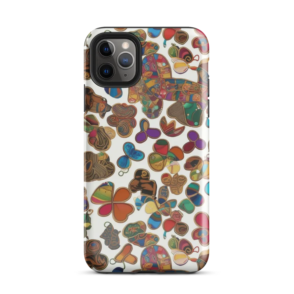 Kaleidoscope Charms on Tough Case for iPhone® — Front